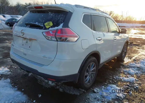 2016 Nissan Rogue Sl z USA, uszkodzony, nr VIN 5N1AT2MV6GC755462